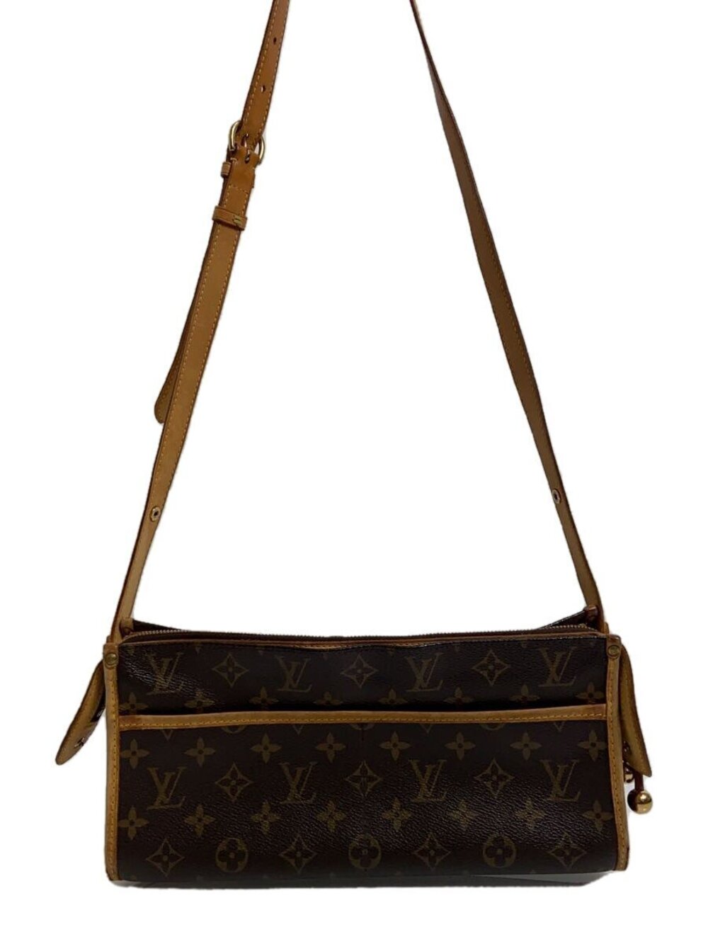 LOUIS VUITTON Popincourt Long Monogram Canvas Brown